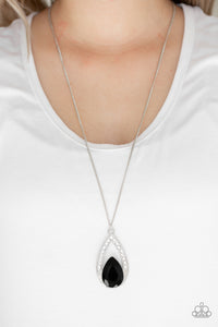 Notorious Noble - Black Paparazzi Necklace