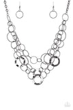 Main Street Mechanics - Black Paparazzi Necklace