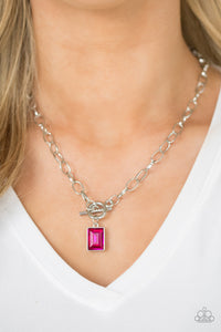 Wear It Like You Mean it - Pink Paparazzi Necklace