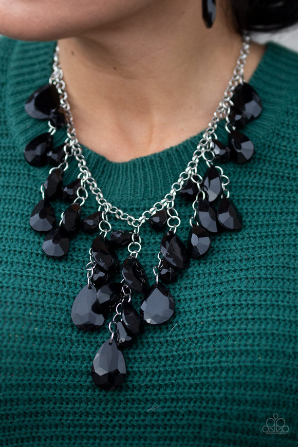 Irresistible Iridescence - Black Paparazzi Necklace