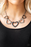 Hearty Hearts Multi - Black Paparazzi Necklace