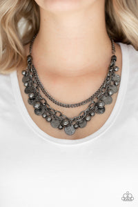 Cast Away Treasure - Black Paparazzi Necklace