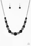 The Ruling Class - Black Paparazzi Necklace Set