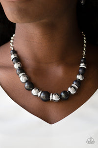 The Ruling Class - Black Paparazzi Necklace Set