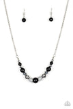 The Big Leaguer - Black Paparazzi Necklace Set