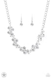 Hollywood Hills - Blockbuster - White Paparazzi Necklace Set