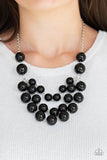 Miss Pop-YOU-larity - Black Paparazzi Necklace Set