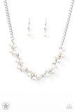 Love Story Pearls - Blockbuster - White Paparazzi Necklace Set