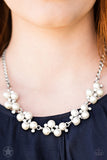 Love Story Pearls - Blockbuster - White Paparazzi Necklace Set