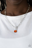 Dynamite Dazzle - Orange Paparazzi Necklace