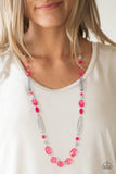 Quite Quintessence - Pink Paparazzi Necklace