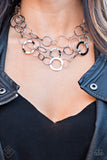 Main Street Mechanics Multi - Black Paparazzi Necklace Set