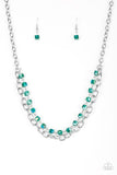 Block Party Princess - Green Paparazzi Necklace Set