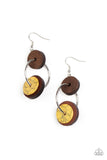 Artisanal Aesthetic - Yellow Paparazzi Earrings