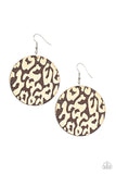 Catwalk Safari - Brown Paparazzi Earrings