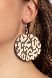 Catwalk Safari - Brown Paparazzi Earrings