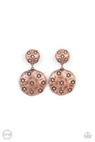 Industrial Fairytale - Copper Clip-on Paparazzi Earrings