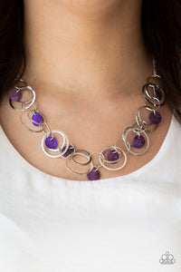 A Hot SHELL-er - Purple Paparazzi Necklace Set