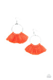 Peruvian Princess - Orange Paparazzi Earrings