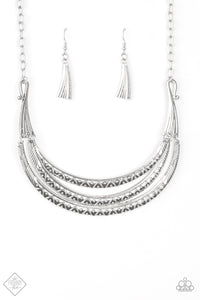 Primal Princess - Silver Paparazzi Necklace Set