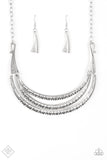 Primal Princess - Silver Paparazzi Necklace Set