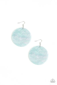 SEA Where It Goes - Green Paparrazzi Earrings