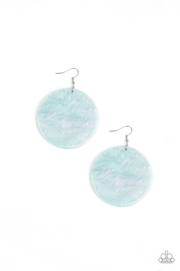 SEA Where It Goes - Green Paparrazzi Earrings