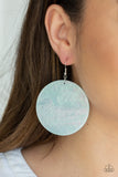 SEA Where It Goes - Green Paparrazzi Earrings