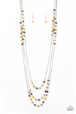 Seasonal Sensation - Yellow Paparazzi Necklace