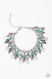 Jurassic Jamboree - Blue Paparazzi Necklace Set