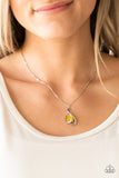 Tell Me A Love Story - Yellow Paparazzi Necklace