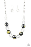 Torrid Tide - Yellow Paparazzi Necklace