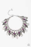 Jurassic Jamboree - Purple Paparazzi Necklace Set