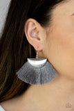 Fox Trap - Silver Paparazzi Earrings