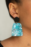 Majestic Mariner - Blue Paparazzi Earrings