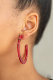 HAUTE Tamale - Red Paparazzi Earrings