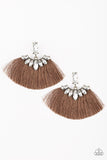 Formal Flair - Brown Paparazzi Earrings