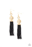 Lotus Gardens - Gold Paparazzi Earrings