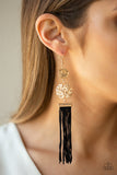 Lotus Gardens - Gold Paparazzi Earrings