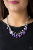 I Want To SEA The World - Purple Paparazzi Necklace