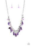 I Want To SEA The World - Purple Paparazzi Necklace