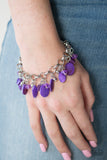 I Want To SEA The World - Purple Paparazzi Necklace