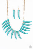 Tusk Tundra - Blue Paparazzi Necklace Paparazzi Necklace