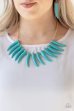 Tusk Tundra - Blue Paparazzi Necklace Paparazzi Necklace