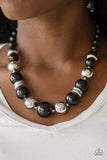 New York Nightlife - Black Paparazzi Necklace Set