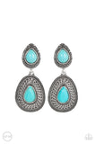 Country Soul - Blue Clip-on Paparazzi Earrings