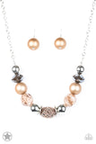 A Warm Welcome -  Blockbuster - Copper Paparazzi Necklace Set