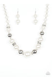 New York Nightlife Pearls - White Paparazzi Necklace Set