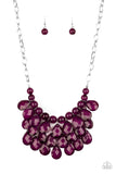 Sorry To Burst Your Bubble - Purple Paparazzi Necklace