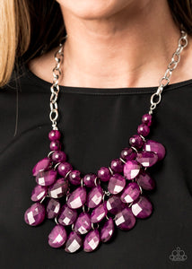 Sorry To Burst Your Bubble - Purple Paparazzi Necklace